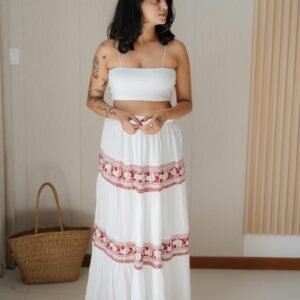 Boho maxi skirt